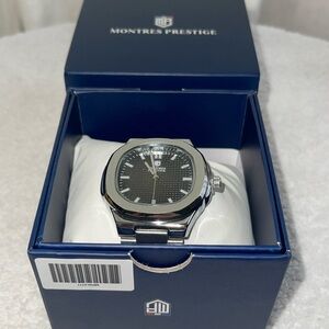 Montres Prestige MPW-0111 Men's Watch - Stainless Steel, 42 MM, Brand New